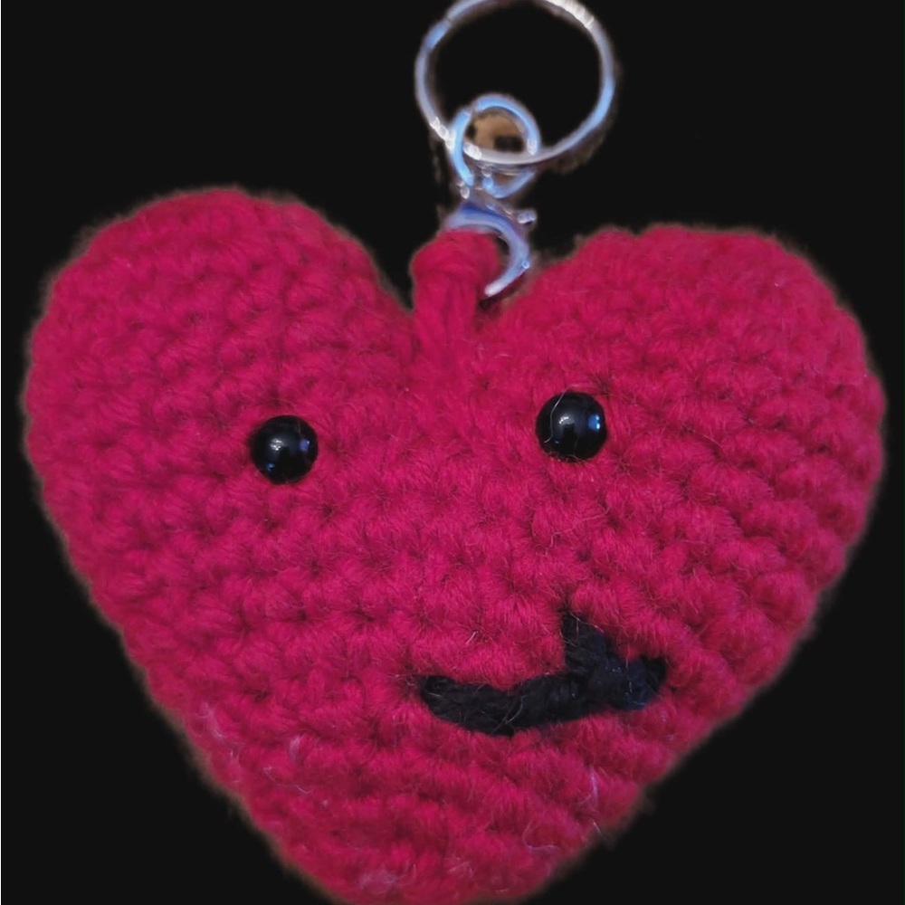 Red Heart Keychain